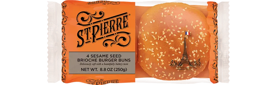 4 Brioche Burger Buns - Image 3