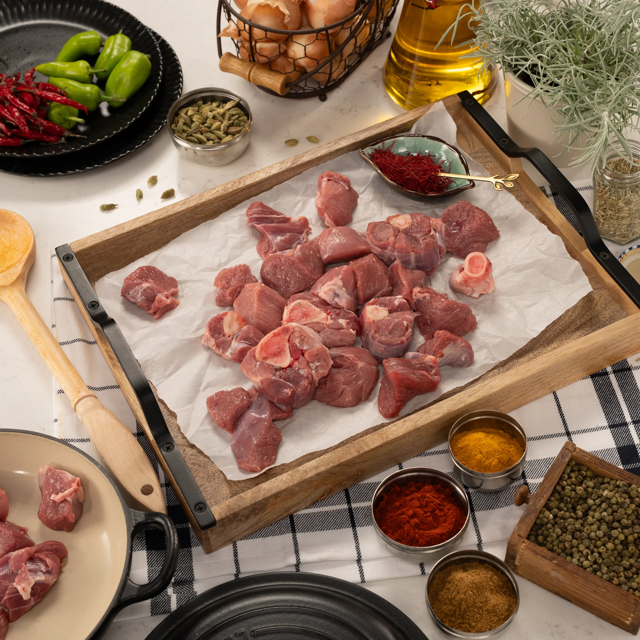 Halal Diced Lamb Leg - Image 3