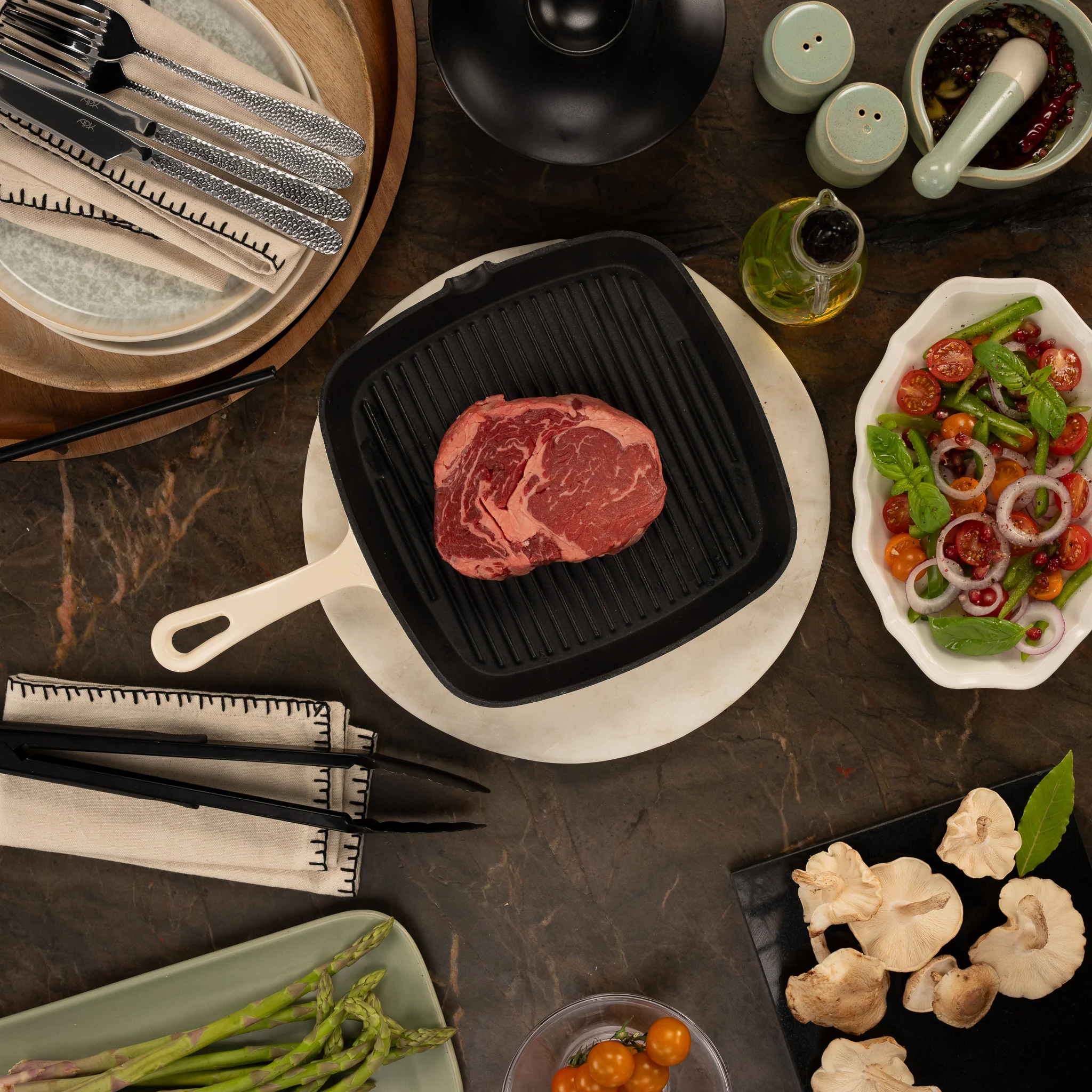 Halal Angus Rib-Eye Steak Premium Grain Fed - Image 3